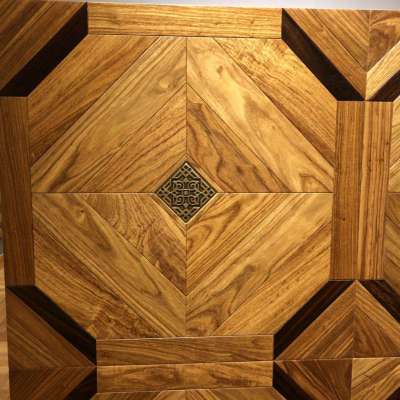 Huzhou design pattern engineered wood parquet flooring